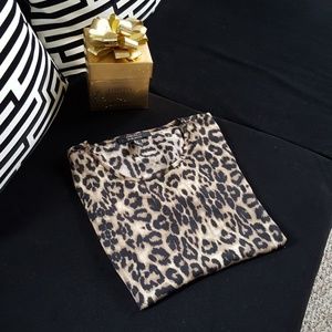 NWOT F21 Cheetah Print Blouse